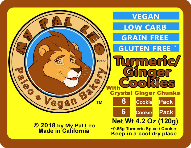 Ginger Turmeric Almond Cookies