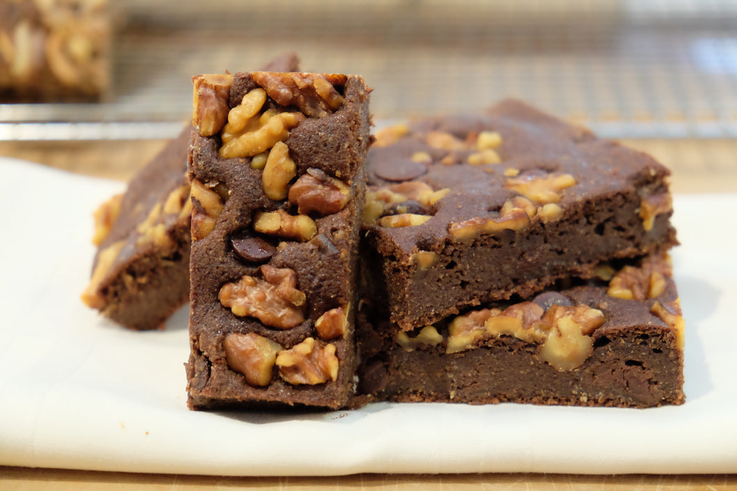 Brownies:  Walnut Chocolate Chip